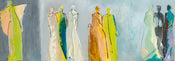 Kunstdruck Cilia De Munnik - Begegnungen II 100x35cm