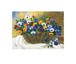 Kunstdruck Ute von der Wehl - Bunt gemischt 50x42cm