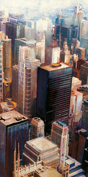 Kunstdruck Wulf Reinshagen - Chicago II 50x100cm