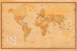 Poster Harper Collins - Antique World Map 21 91.5x61cm