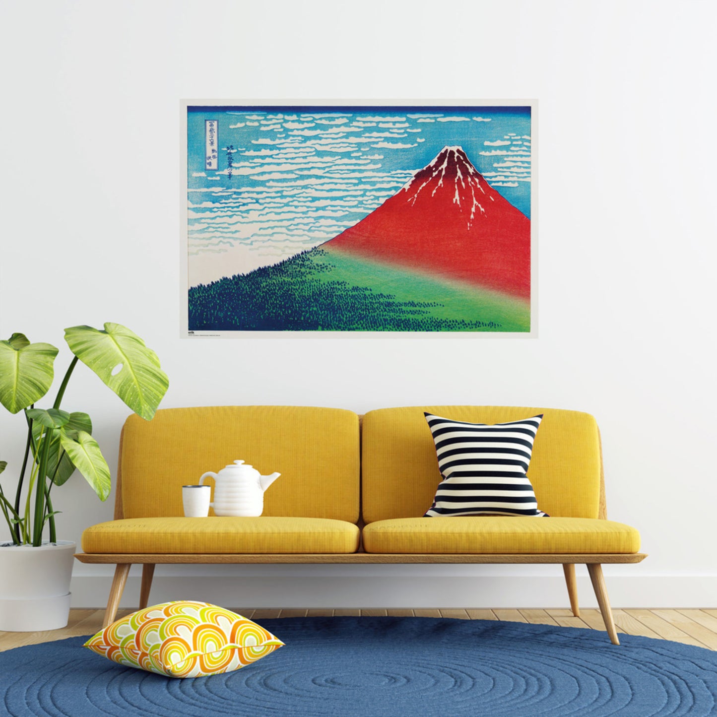 Poster Katsushika Hokusais Fine Wind Clear Morning 91,5x61cm