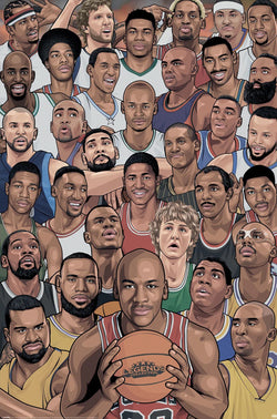 Poster Legends Basketballs Greatest 61x91,5cm