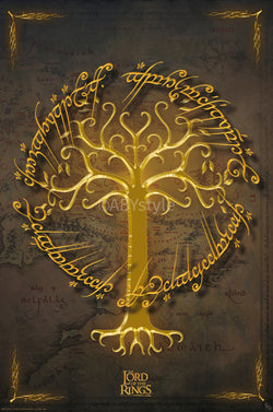Poster Lord of the Rings White Tree 61x91,5cm