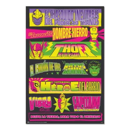 Poster Marvel Wrestling 61x91,5cm
