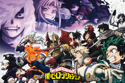 Poster My Hero Academia - Heroes vs Vilains 91.5x61cm