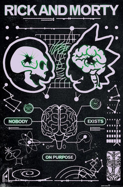 Poster Rick and Morty Classrickal 61x91,5cm