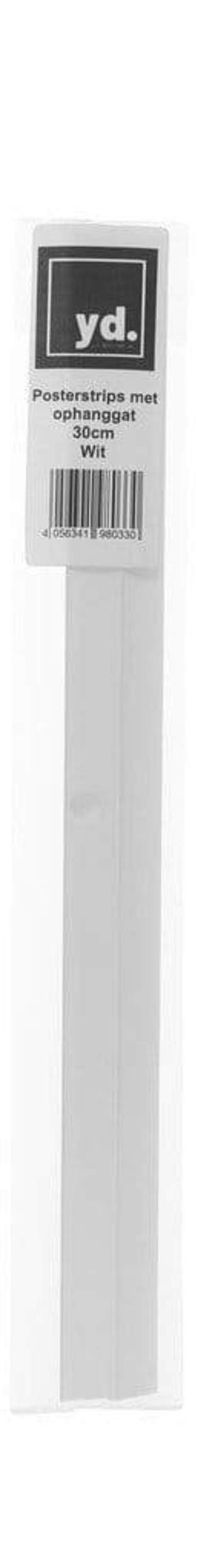 Posterhänger 30cm Weiß - Posterleiste mit Aufhängeloch