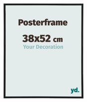 Posterrahmen 38x52cm Schwarz Matt Kunststoff Paris