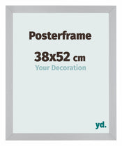 Posterrahmen 38x52cm Silber Matt MDF Parma