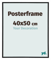 Posterrahmen 40x50cm Schwarz Matt Kunststoff Paris