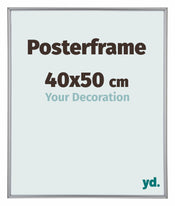 Posterrahmen 40x50cm Silber Hochglanz Kunststoff Paris