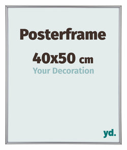 Posterrahmen 40x50cm Silber Hochglanz Kunststoff Paris