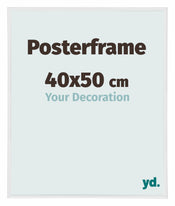 Posterrahmen 40x50cm Weiss Hochglanz Kunststoff Paris