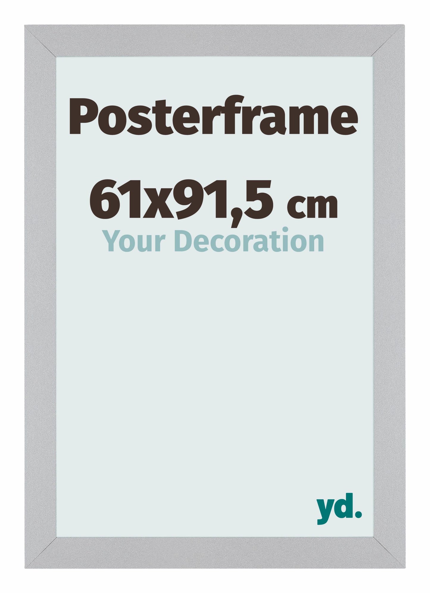 Posterrahmen 61x91,5cm Silber Matt MDF Parma