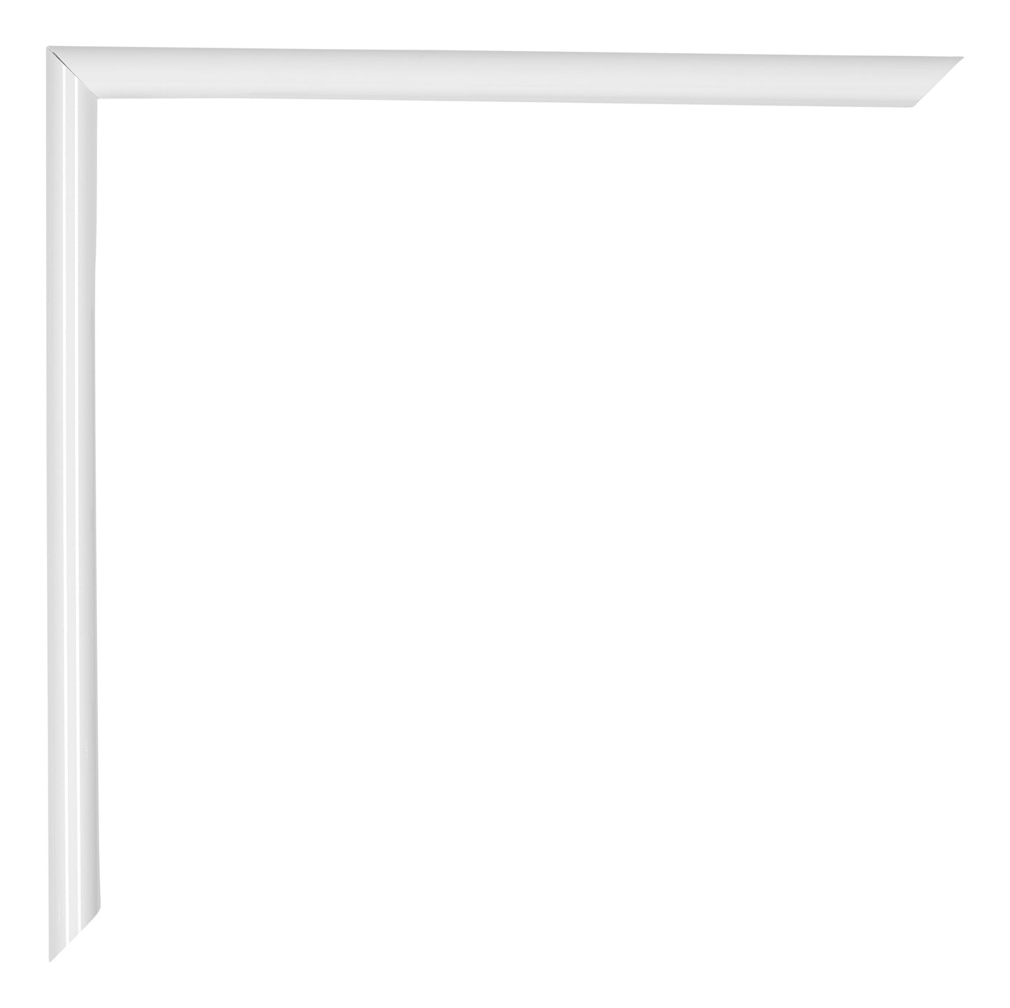Posterrahmen 38x52cm Weiss Hochglanz Kunststoff Paris