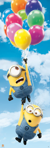Poster Minions Door Balloons 53x158cm