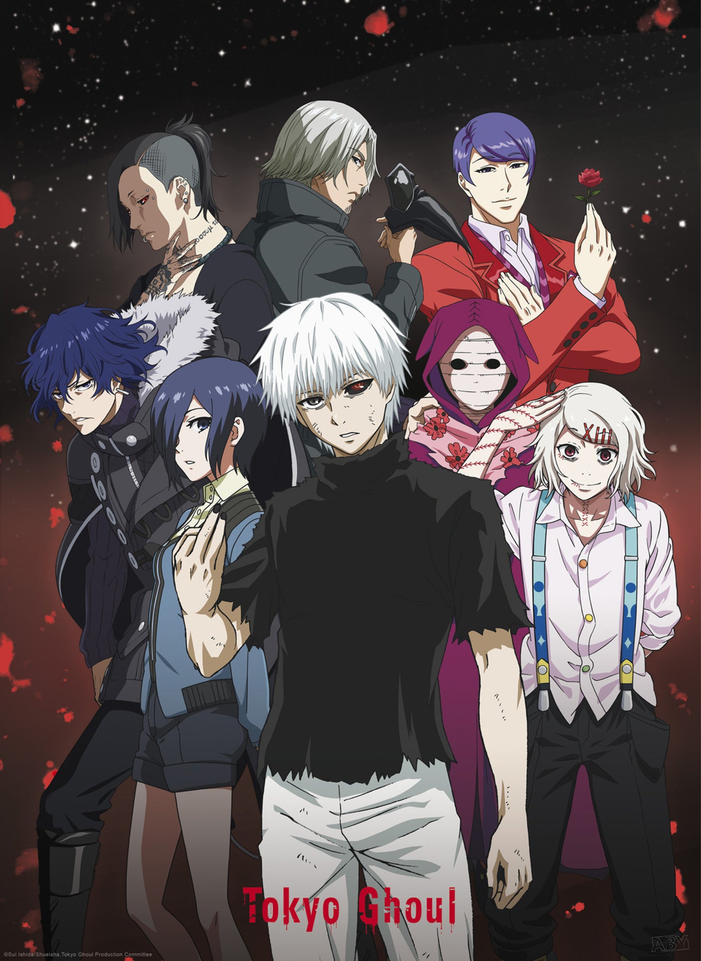 Poster Tokyo Ghoul Group 38x52cm