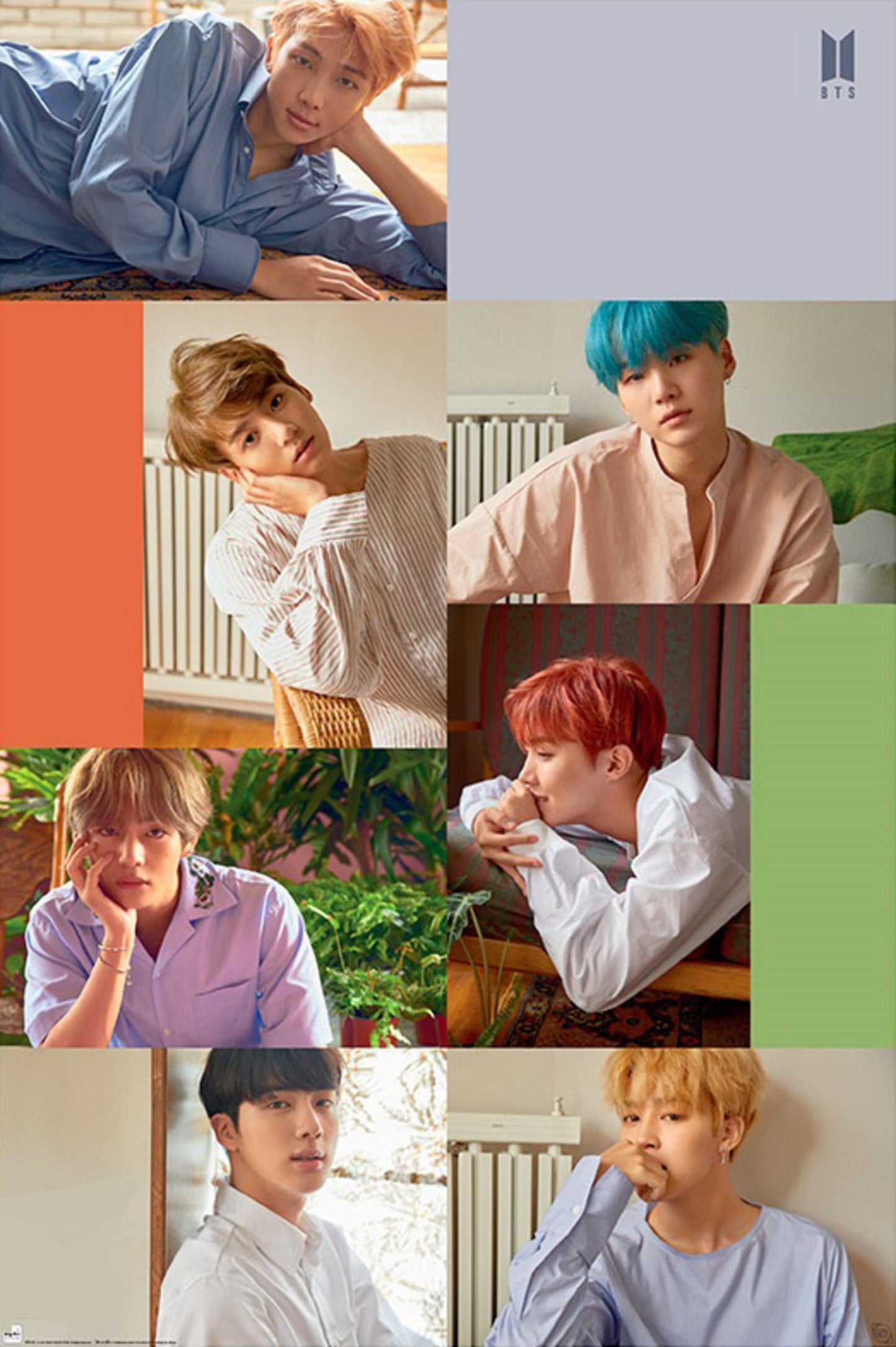 Poster BTS - Group Collage 61x91,5cm