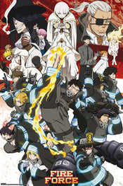 Poster Fire Force Key Art Season 2 61x91,5cm