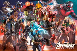 Poster Marvel Avengers Endgame Line Up 91,5x61cm