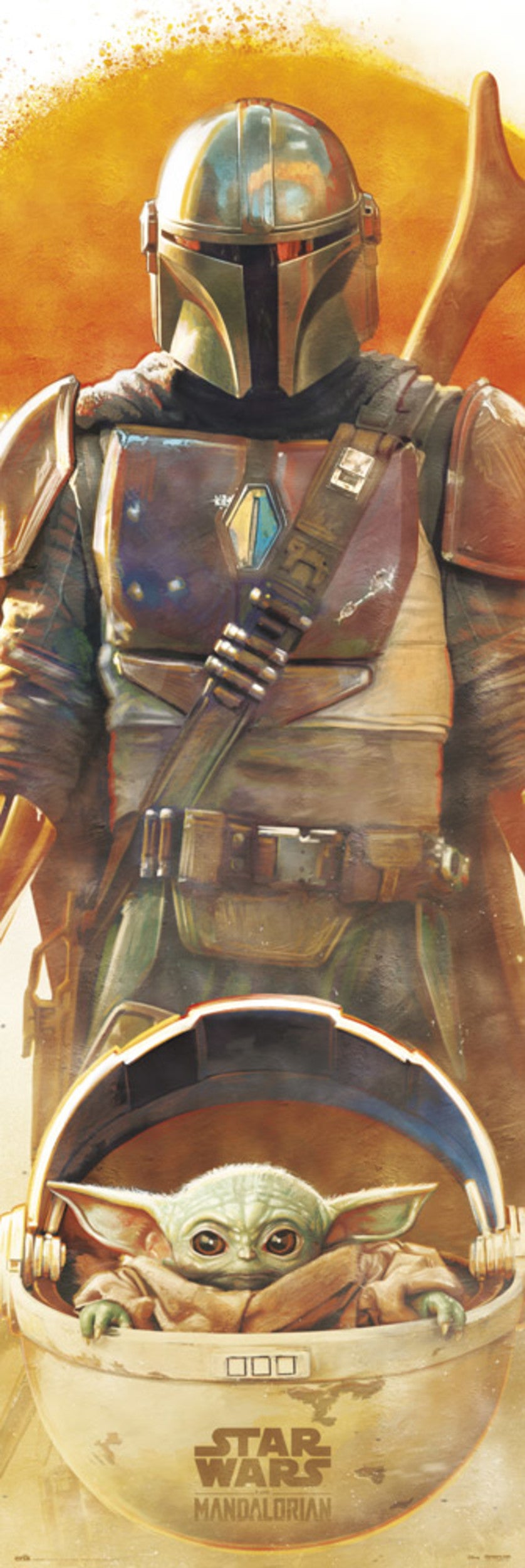 Poster Star Wars The Mandalorian 53x158cm