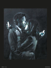 Kunstdruck Brandalised Mobile Phone Lovers Close 30x40cm