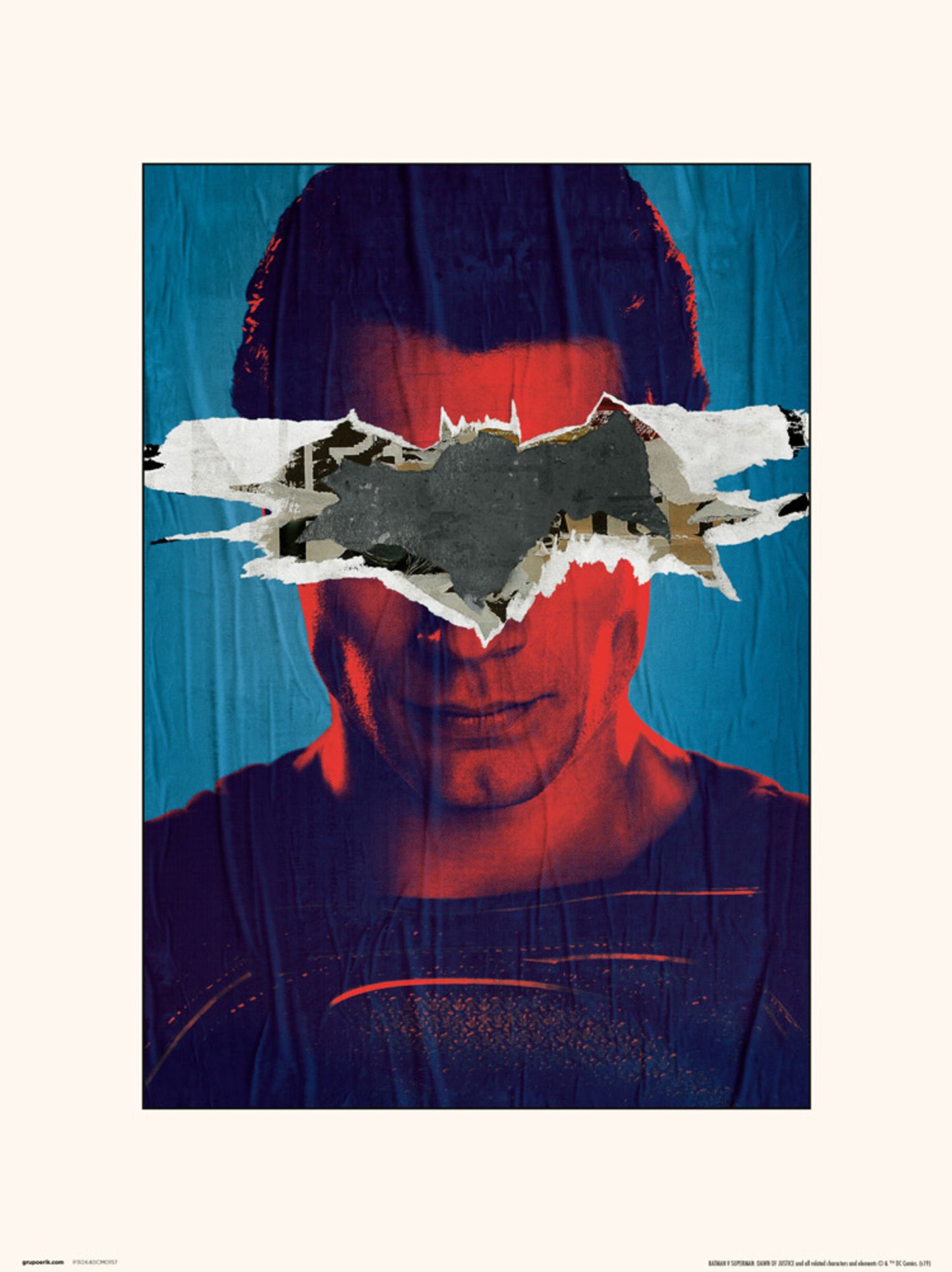 Kunstdruck DC Batman V Superman Superman 30x40cm