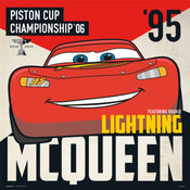 Kunstdruck Disney Cars Piston Cups 30x30cm