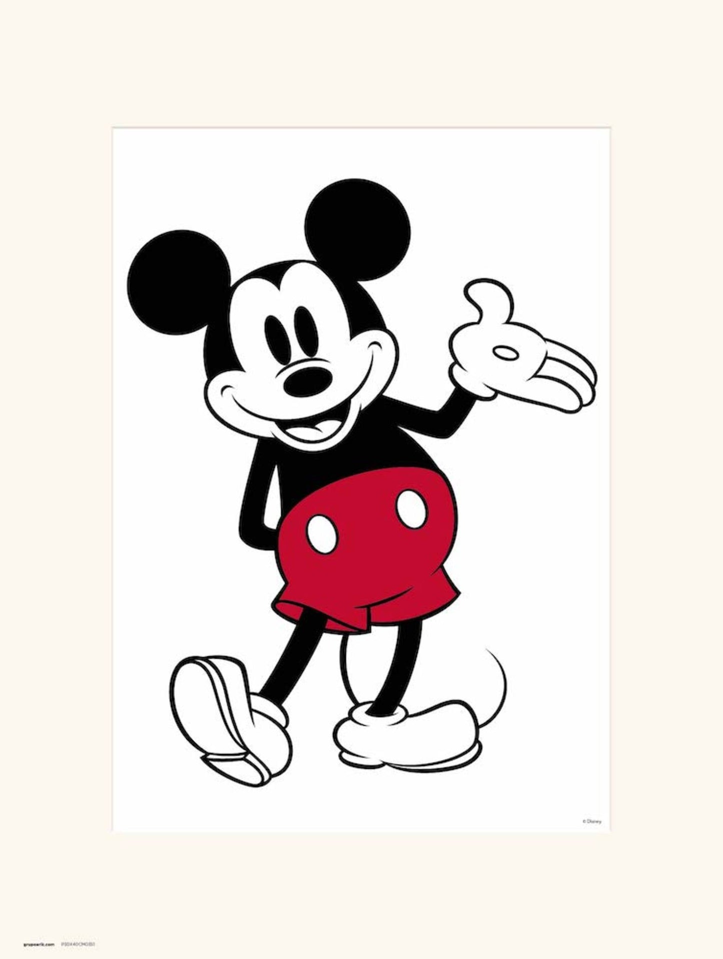 Kunstdruck Disney Mickey Classic II 30x40cm