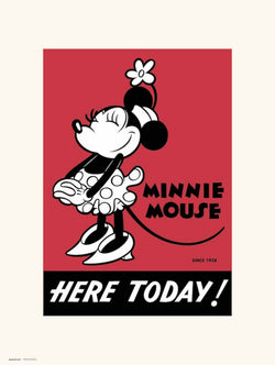 Kunstdruck Disney Minnie 90 II 30x40cm