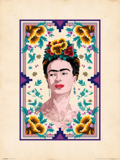 Kunstdruck Frida Kahlo Illustration 30x40cm