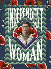 Kunstdruck Frida Kahlo Independent Woman 30x40cm