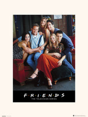 Kunstdruck Friends Characters 30x40cm