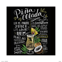 Kunstdruck Lily and Val - Pina Colada 30x30cm