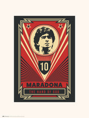 Kunstdruck Maradona The Hand of God 30x40cm