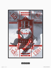 Kunstdruck Monopoly Skateboarding 30x40cm