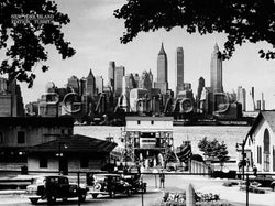 Kunstdruck Liby - New York Island 80x60cm