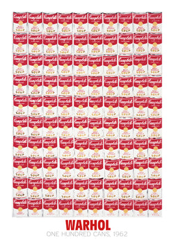 Kunstdruck Andy Warhol - One Hundred Cans 1962 65x90cm