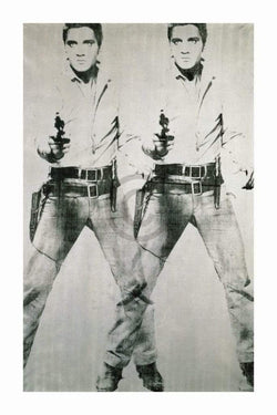 Kunstdruck Andy Warhol - Elvis 1963 Double 60x90cm