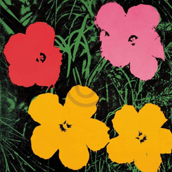 Kunstdruck Andy Warhol - Flowers C. 1964 - 60x60cm