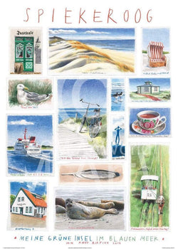 Kunstdruck Andy Airfixx - Spiekeroog 50x70cm