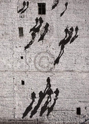 Kunstdruck Edition Street - Walking the Wall 50x70cm