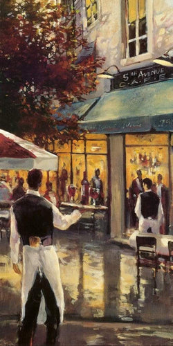Kunstdruck Brent Heighton - 5th Ave Cafe 40x80cm
