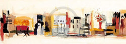 Kunstdruck Celina Bonciani - Begegnungen III 100x35cm