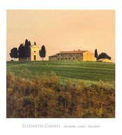 Kunstdruck Elisabeth Carmel - Evening Light, Tuscany 45x50cm