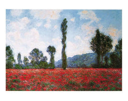 Kunstdruck Claude Monet - Campo di papaveri 50x40cm