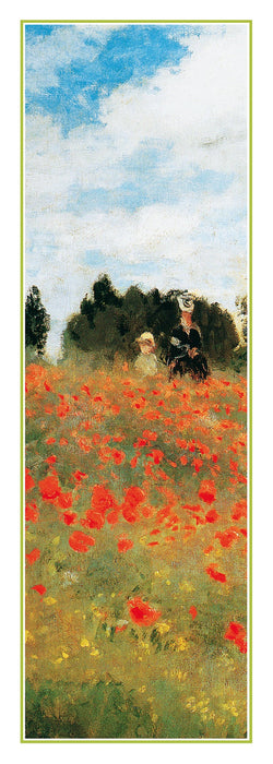 Kunstdruck Claude Monet - Field of Poppies 25x70cm
