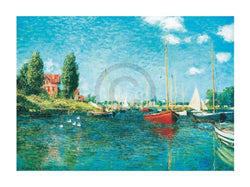 Kunstdruck Claude Monet - Red Boats 80x60cm