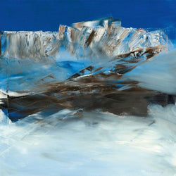 Kunstdruck Conny Roßkamp - Eislandschaft I 98x98cm