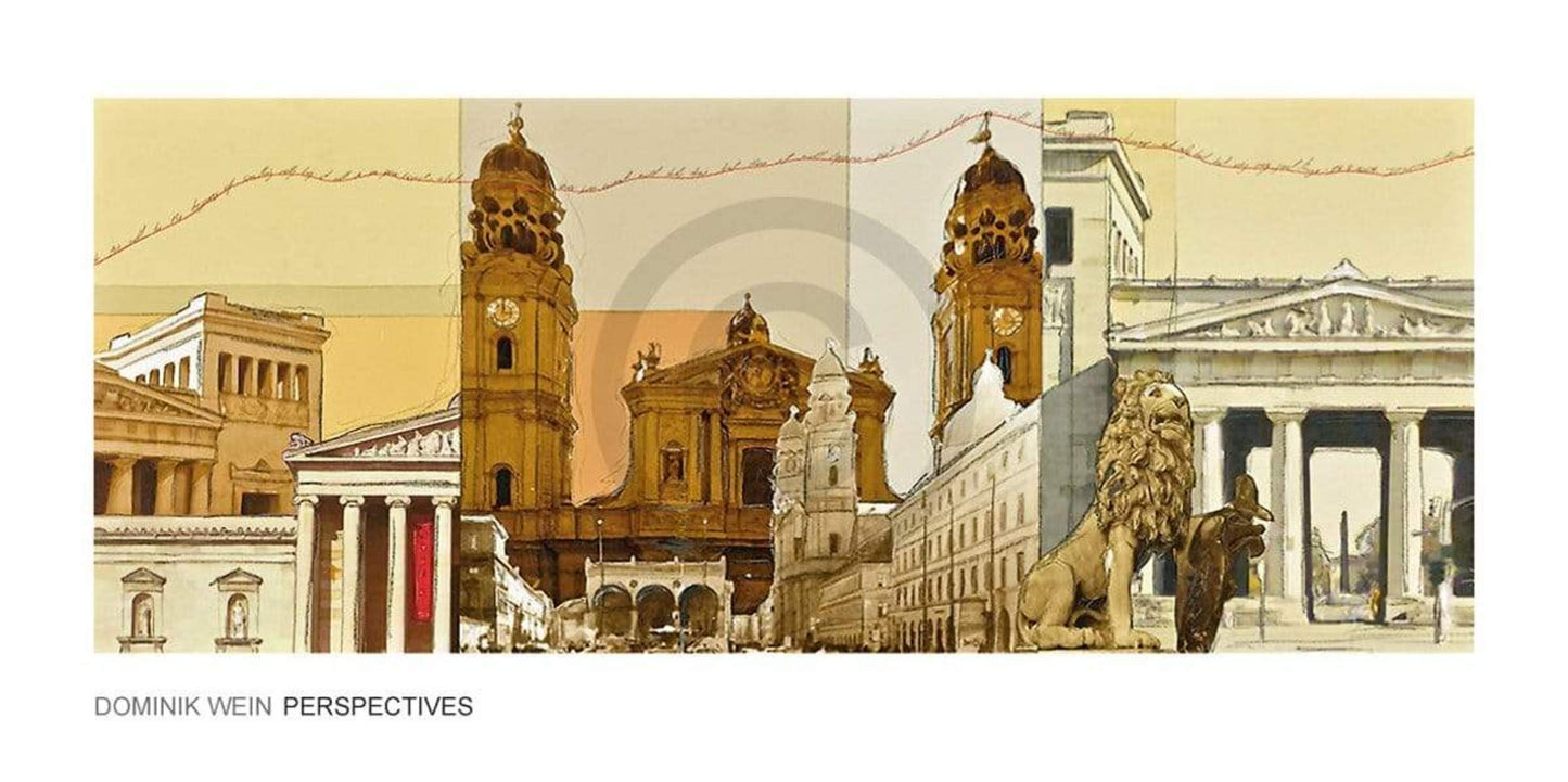 Kunstdruck Dominik Wein - München III 100x50cm
